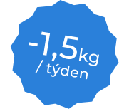 / týden   -1,5kg