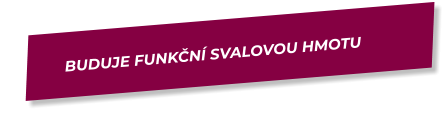 Buduje funkční svalovou hmotu